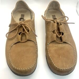 Olukai men's lace up leather comfort everyday wear size 10